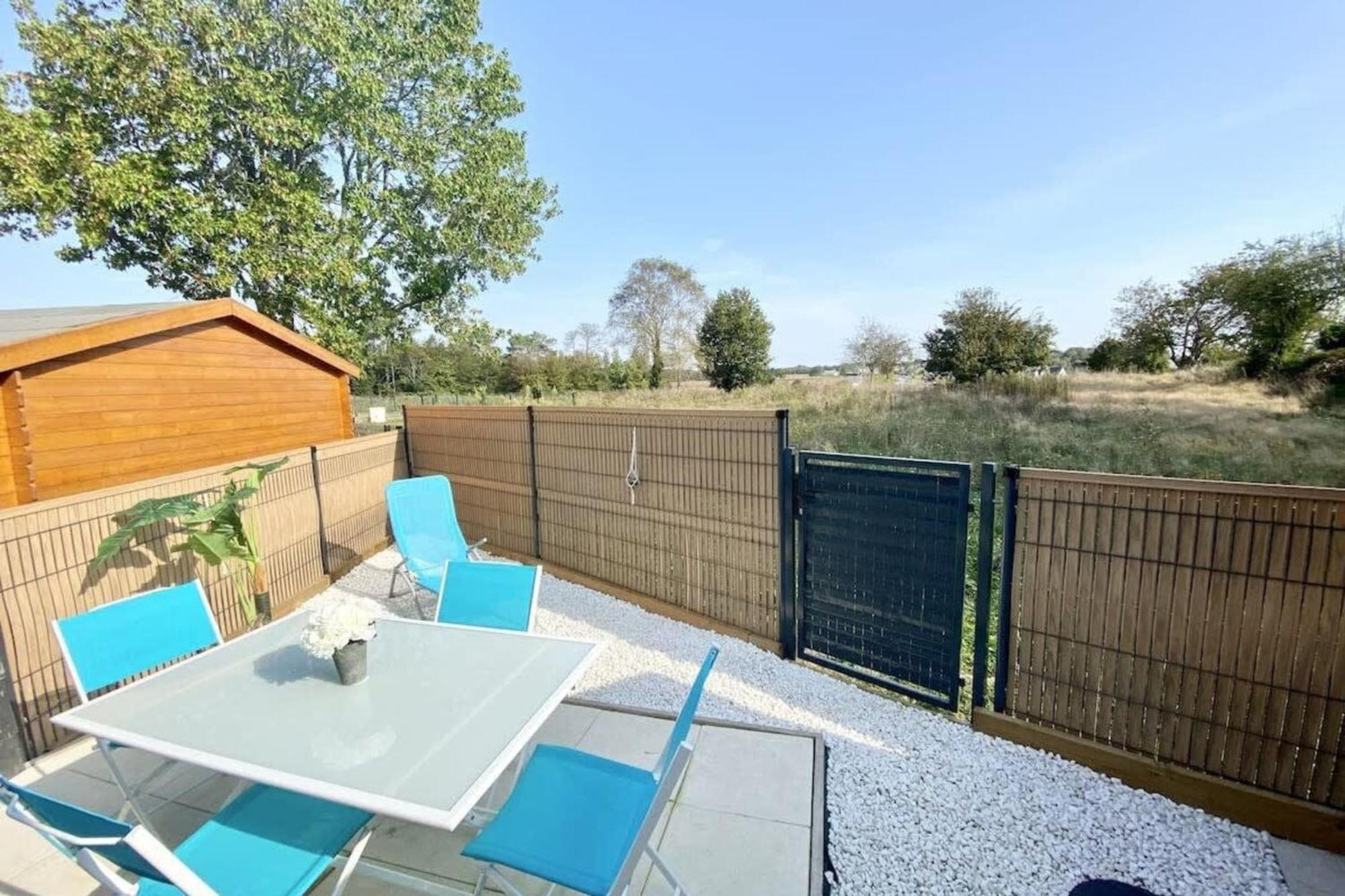 Maisonnette Ultra Cosy Bord De Mer Terrasse Guidel Exterior foto
